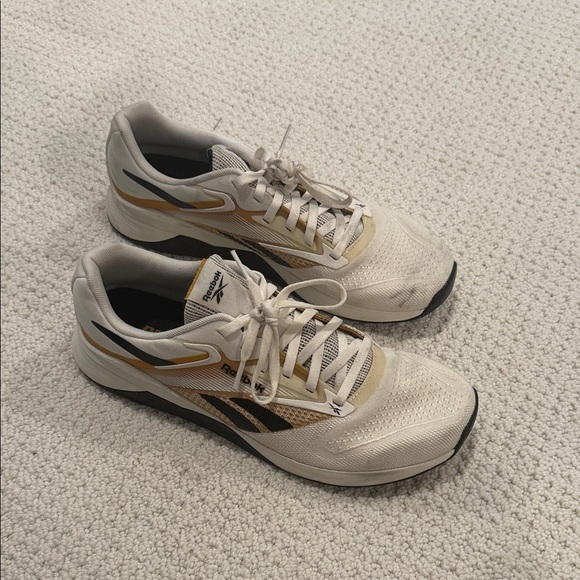 Reebok Nano X4 White and Gold Athletic Shoes - Picture 7 of 7